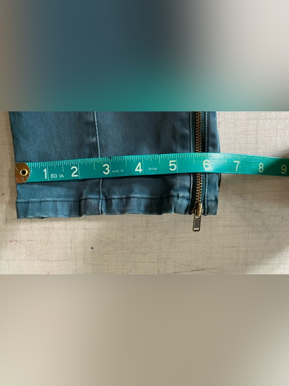 Peruvian Connection Pine Green Skinny Motorcycle Jeans women’s - Picture 12 of 12